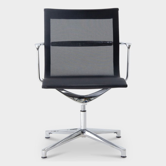 Image 1 of 6x UNA designer office chair ICF mesh black netweave