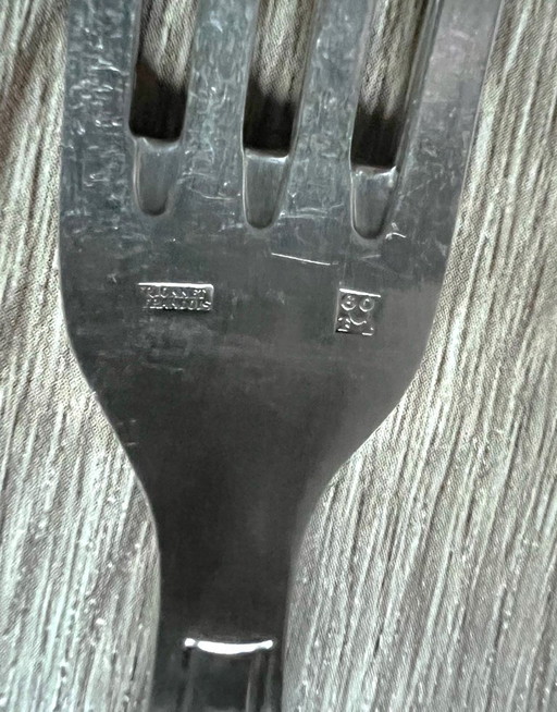 Box/chest 2 art deco silver-plated cutlery 60 goldsmith François Frionnet vintage