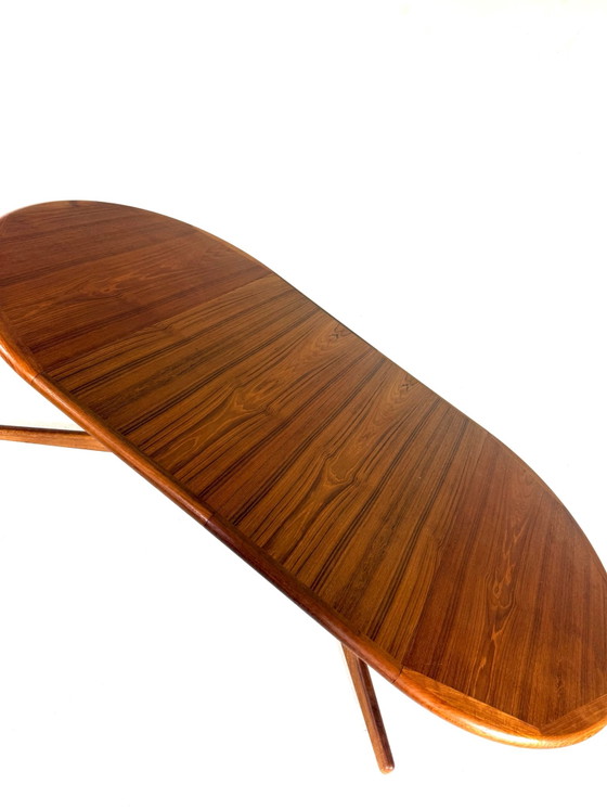 Vintage XL Extendable Danish Dining table, Korup Stølefabrik ‘70s – Wood, Metal (photo 15 of 15)