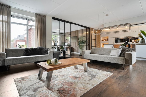 Seuren Couchtisch 140x70 Beine aus Edelstahl