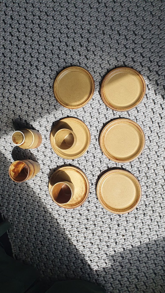 Image 1 of Vintage servies 12-delig LILIEN PORZELLAN Austria brutalist 70s
