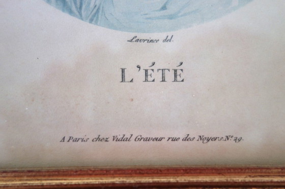 Image 1 of Litografie antiche delle Quattro Stagioni