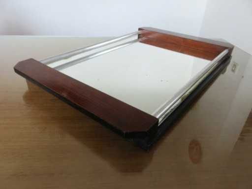 Bandeja firmada por Louis Prodhon, Art Déco, Francia, circa 1930