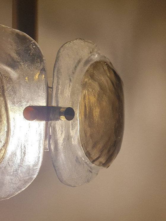 Image 1 of Kaiser Leuchten Murano Mazzega Lustre En Verre Années 1970