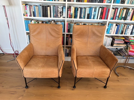 Image 1 of 2x Montis Charly Ledersessel