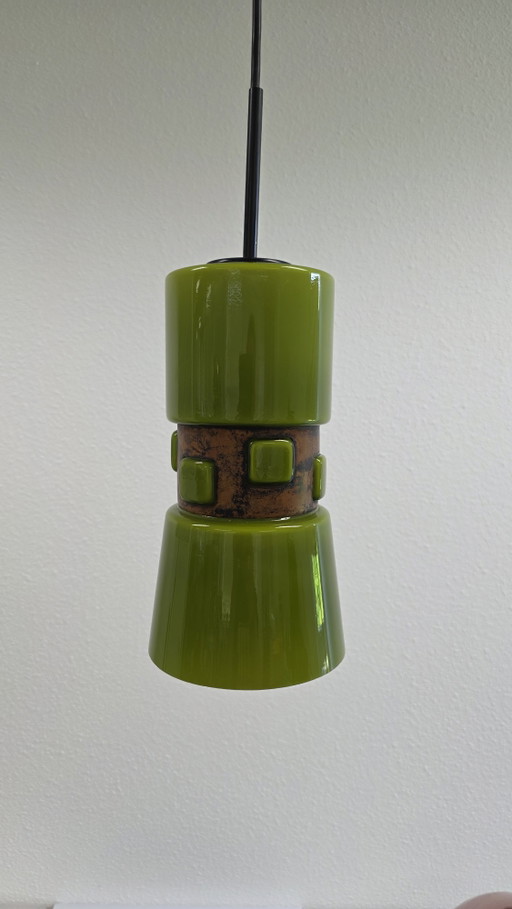 Flygsfors "Tribal" pendant lamps by Wiktor (Victor) Berndt | Sweden | ca. 1968-1975