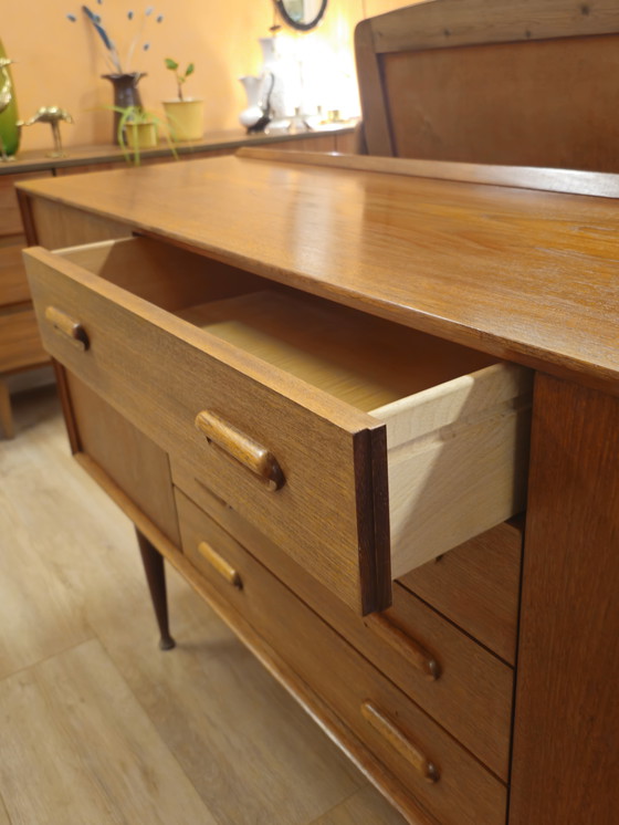 Image 1 of Vintage Sideboard Lowboard TV Cabinet Cupboard Drawers 220 cm