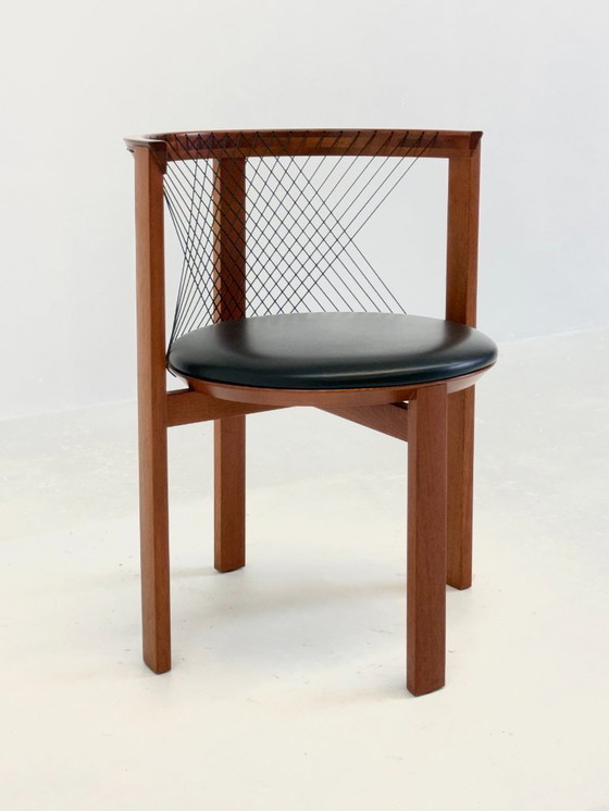 Image 1 of Ensemble de chaises Tranekær String par Niels Jørgen Haugesen