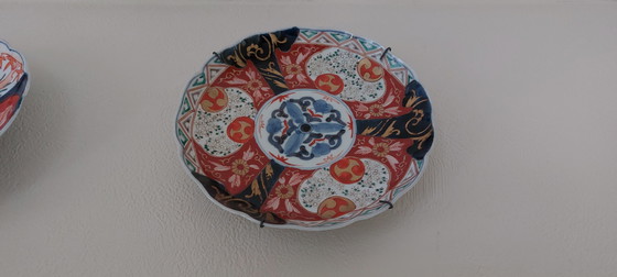 Image 1 of Japanische Imari-Wandteller, 5 Stück