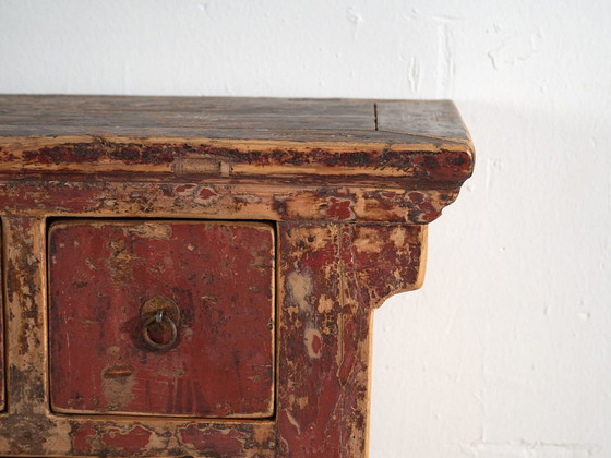 Mobile orientale antico con patina rossa (c.1900) #77 – Cassettiere (photo 20 of 40)