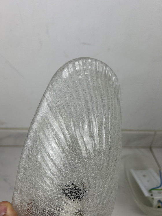 Image 1 of 2x vintage glass wall lamp shell Laguna Light