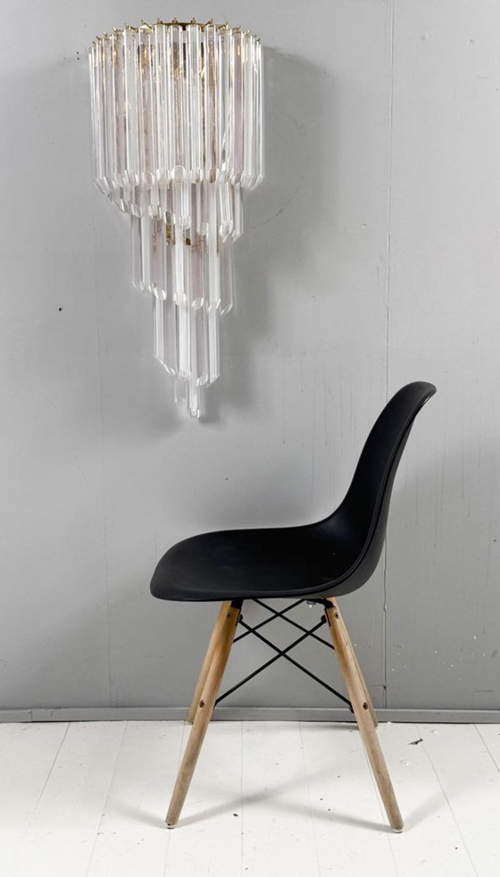 Image 1 of Lampada da parete/applique a cascata di metà secolo di Paulo Venini, vetro di Murano, Italia, anni '70