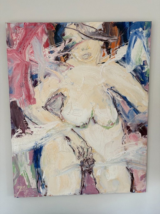 Chef-d'œuvre expressionniste abstrait – JAS (Johannes Adrianus Smit)