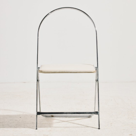 Silla Aprilina MK11611 diseñada por Gae Aulenti para Zanotta, juego de 4 – Sillas plegables, Metal (photo 6 of 14)
