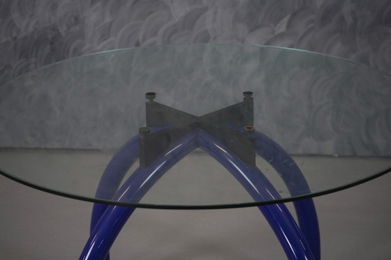 Image 1 of Postmoderne Spyder-tafel van Ettore Sottsass voor Knoll, Italië, jaren 1980.