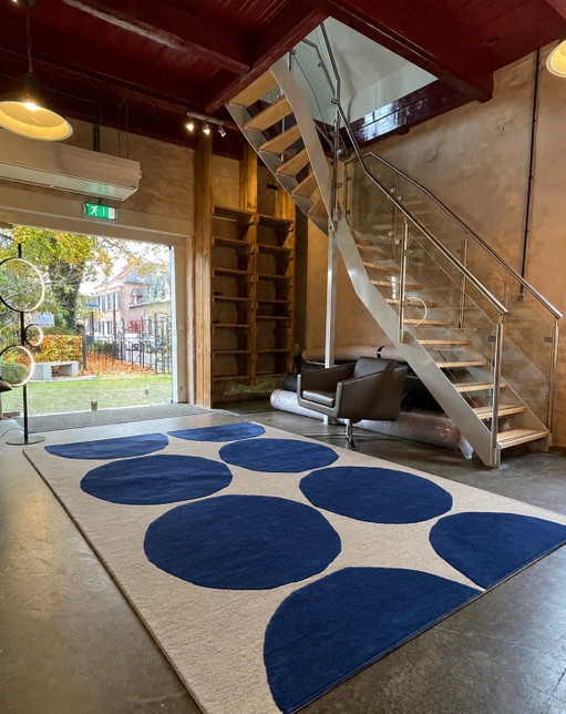 Alfombra Brink and Campman Marimekko Isot Kivek Azul 