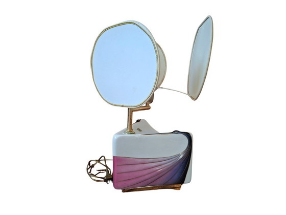 Image 1 of Lampe de table des années 1970, fabriquée par le célèbre fabricant toscan de céramique Campostrini & Trallori.