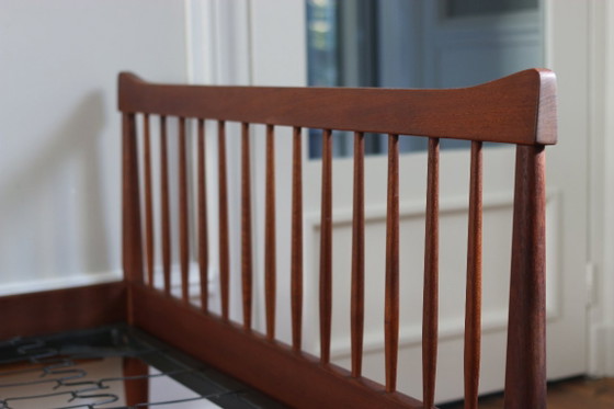 Letto scandinavo vintage in teak, Danimarca 1960 – Roche Bobois, Letti singoli, Legno (photo 5 of 5)