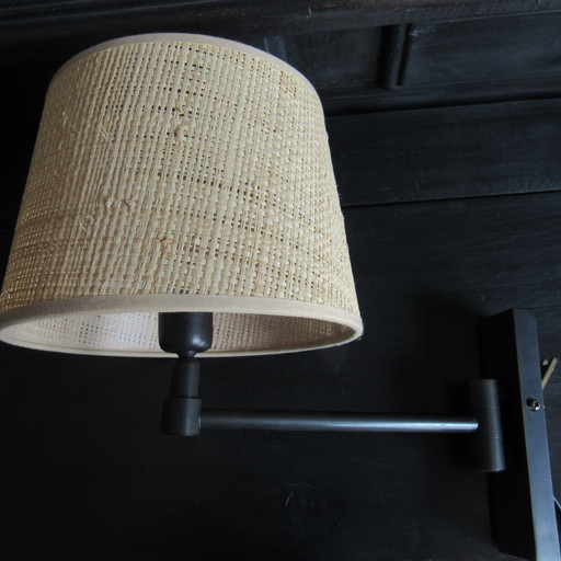 2 Vollmetall-Gelenkarme mit Gewehrlauf für Wandleuchten