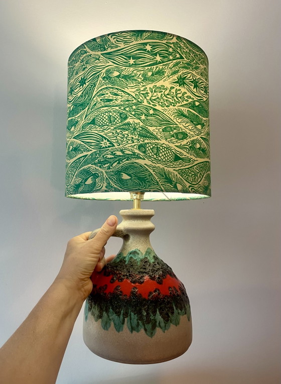 Bodo Mans pour Bay Keramik - Transformé en lampe de table sans fil | 43 cm – Bay Keramik - West Germany (photo 6 of 14)