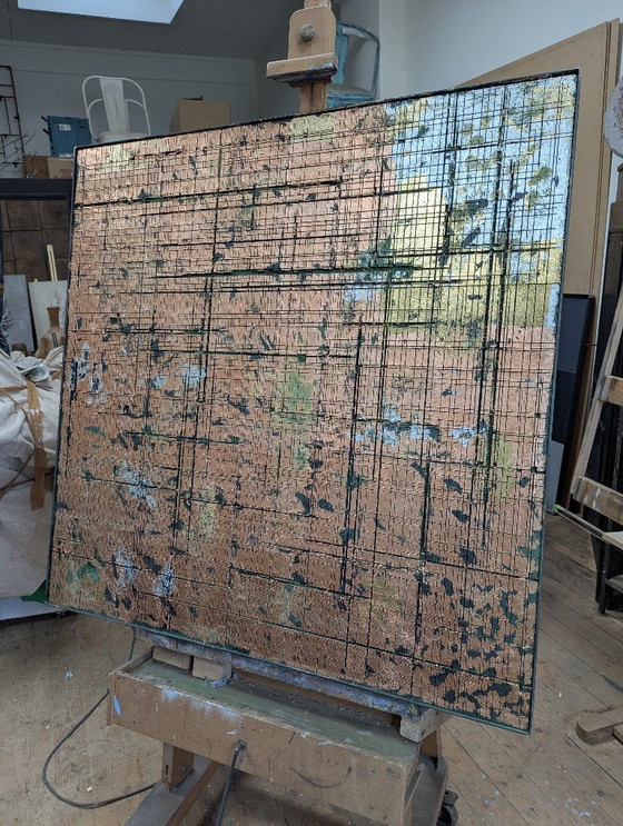 Image 1 of Oggetto/quadro da parete di arte moderna: La città