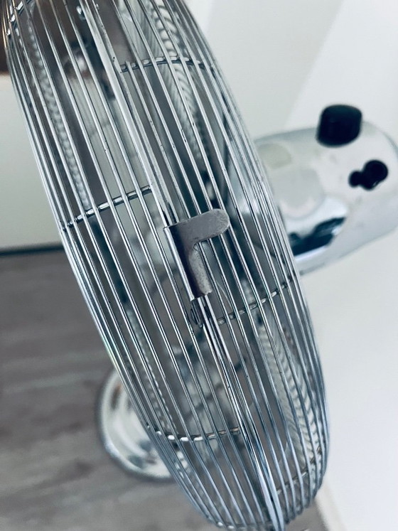 Sencys Statiefventilator - Zo Goed Als Nieuw - Verchroomd – Decoratie, Metal, Chrome (photo 9 of 11)