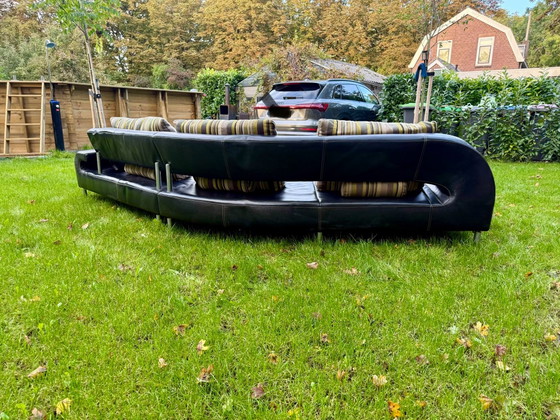 Leolux vol de Reve 2.5-seater, 2 seaters, Leather, Black (photo 4 of 5)
