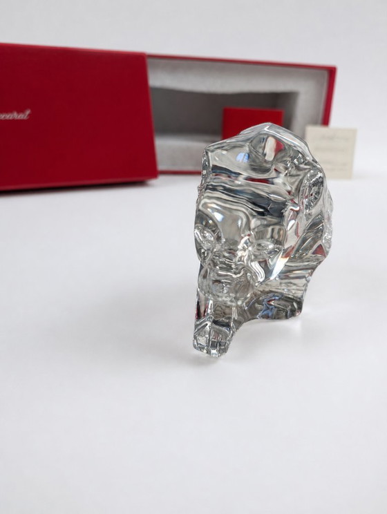 Image 1 of Baccarat - Sculpture, Lion - 27 cm - Crystal