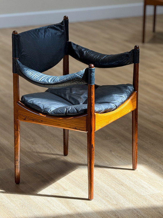 Image 1 of Table et chaises à rallonge pour salle à manger (par Kristian Solmer Vedel)