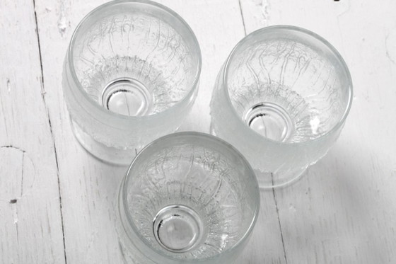 Set Of 3 Vintage Crystalex Glasses By Ivo Rozsypal / Czech Republic / 1977 – Glass Union, Glass & Decanter (photo 3 of 9)