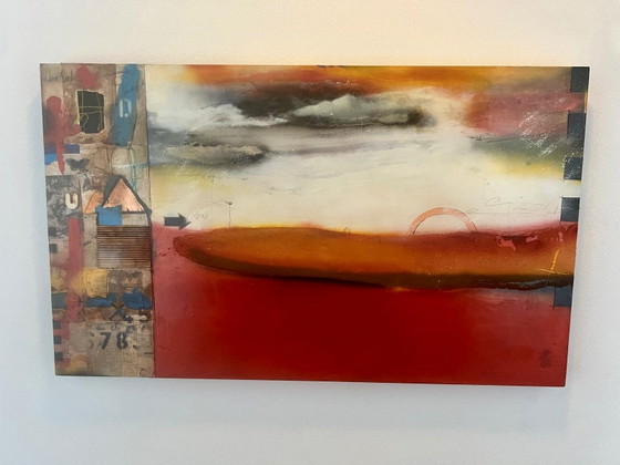 Image 1 of Panel painting by Theo Koster