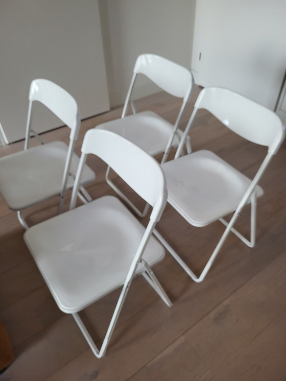 Image 1 of 4x Ted klapstoelen Niels Gammelgaard