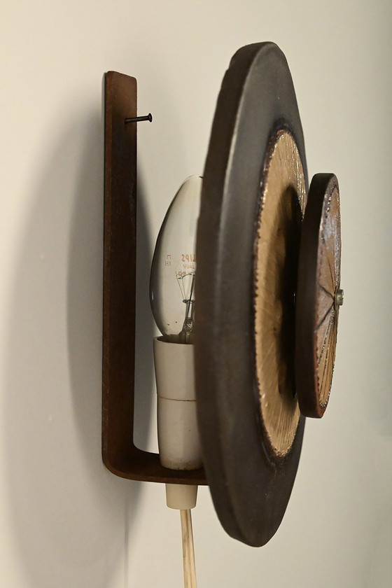 Image 1 of Elegante lampada da parete in ceramica danese