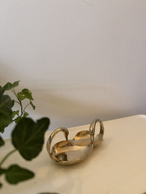 Messing-Schwanenschale – Dekorative Objekte, Brass (photo 2 of 5)