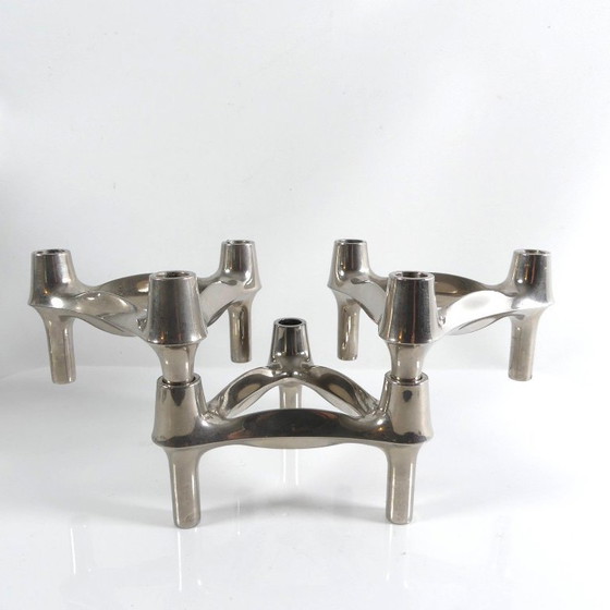 Image 1 of 3 BMF Nagel Candlesticks Space Age 70s