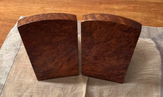 Image 1 of Paire de serre-livres art déco, école d'Amsterdam.