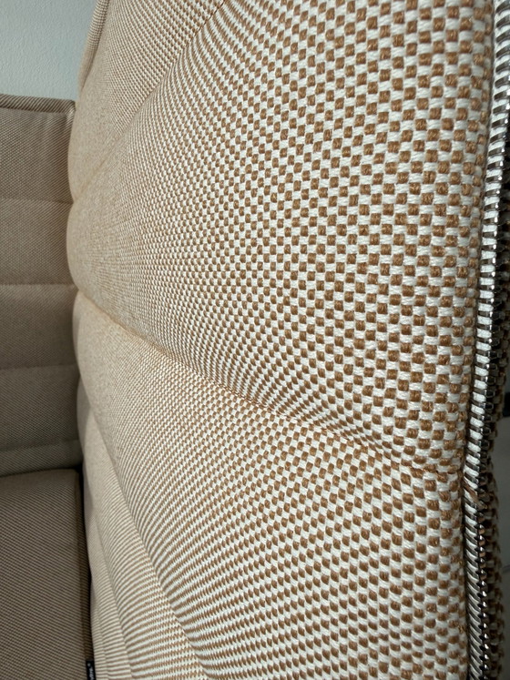 Vitra Alcove Plus Divano 2 posti, Divani acustici, Tessile, Cromo, Beige (foto 3 di 8)