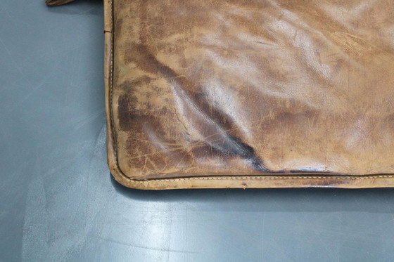 Image 1 of Tappetino da palestra vintage in pelle, anni '30, Cecoslovacchia