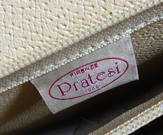 Image 1 of Bolso para portátil de piel Pratesi Italy con cierre