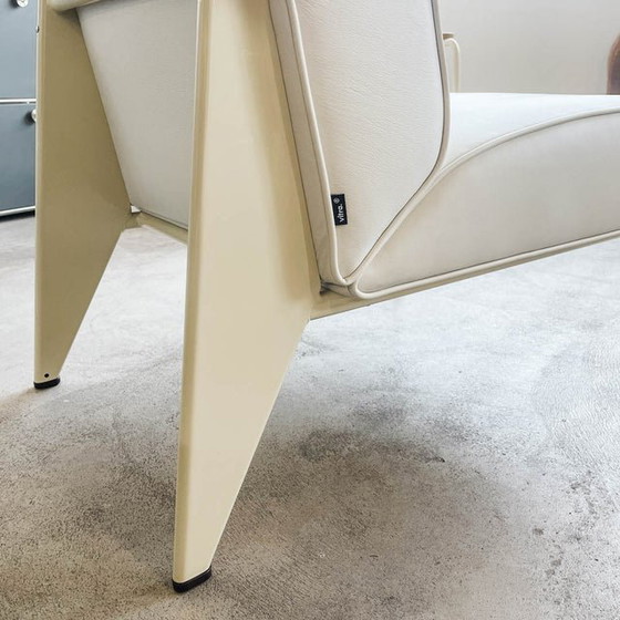 Image 1 of Vitra - Fauteuil de Salon - Sillón - Blanco - Cuero - Excelente estado