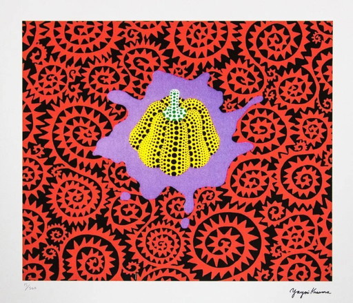 Nach Yayoi Kusama, Kürbis, Lithografie, 1990er Jahre