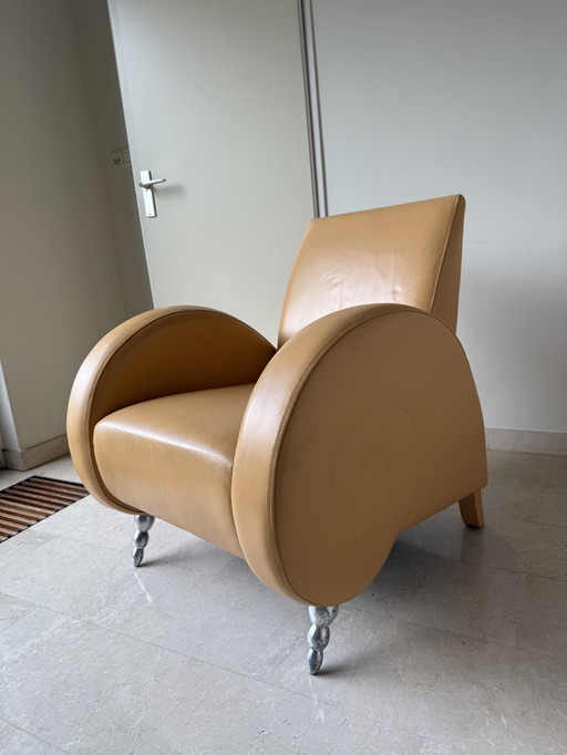 Leather snail house chair