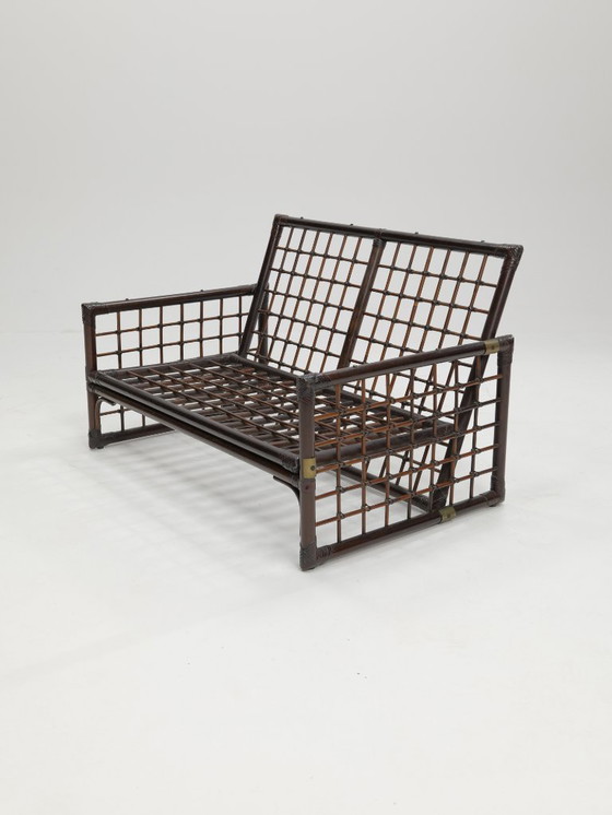 Image 1 of Afra & Tobia Scarpa Pair of 'Basilan' Series Sofa for B&B Italia,Italy 1970s