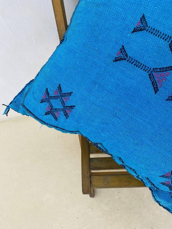 Marokkanisches handgemachtes Kissen 60*60cm – Wool, Cotton (photo 3 of 6)