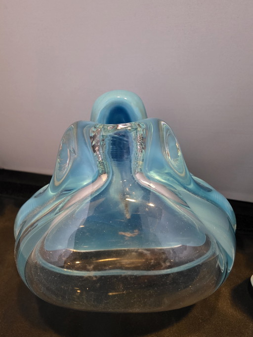 2 Bohemian Vases Jizerske Sklo – vazen, Glass (photo 2 of 10)