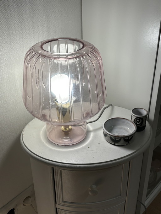 1X Blush / Kupfer Glas Tischlampe von Made.Com