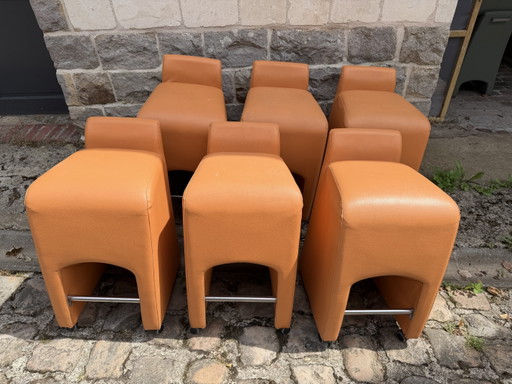 14 (2 sets van 7) design bar-taboerets 