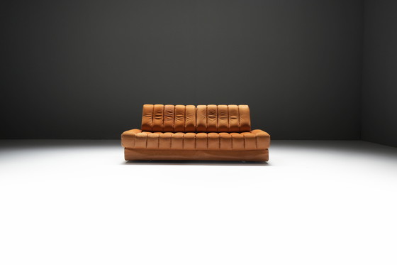 Image 1 of Stunning DS-85 Sofa/Bed in Original Cognac Leather by Team De Sede for De Sede