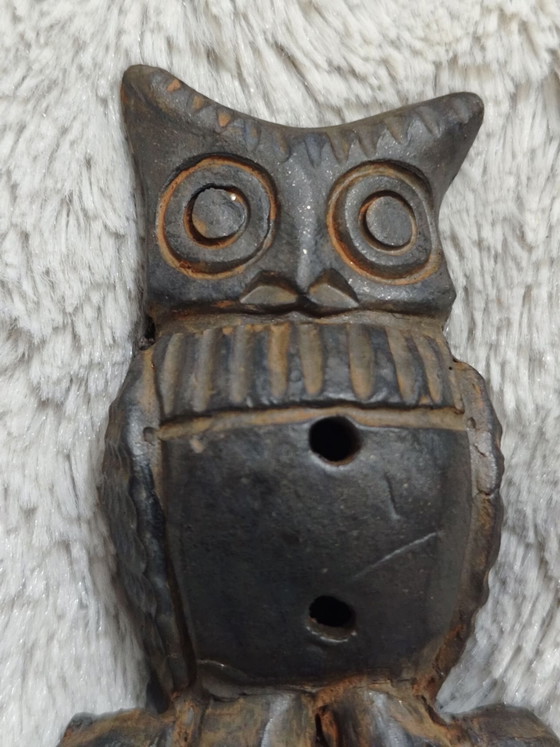 Owl ocarina, Sculpture, Ceramic, Brown (photo 8 of 8)