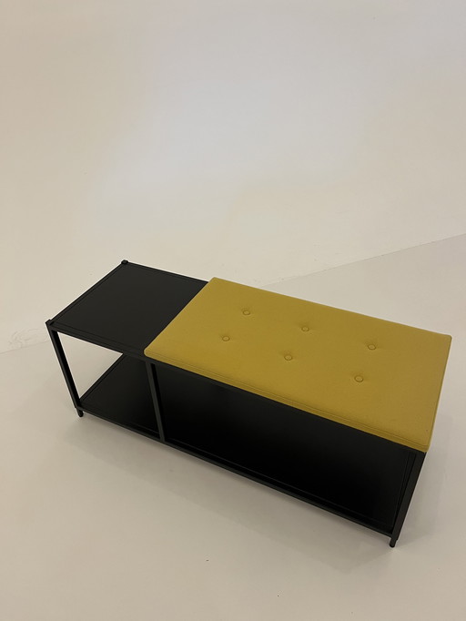 Panca nera (alta qualità) 120x43 cm